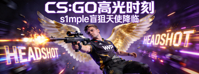 CS:GO高光时刻视频封面：s1mple盲狙天使降临